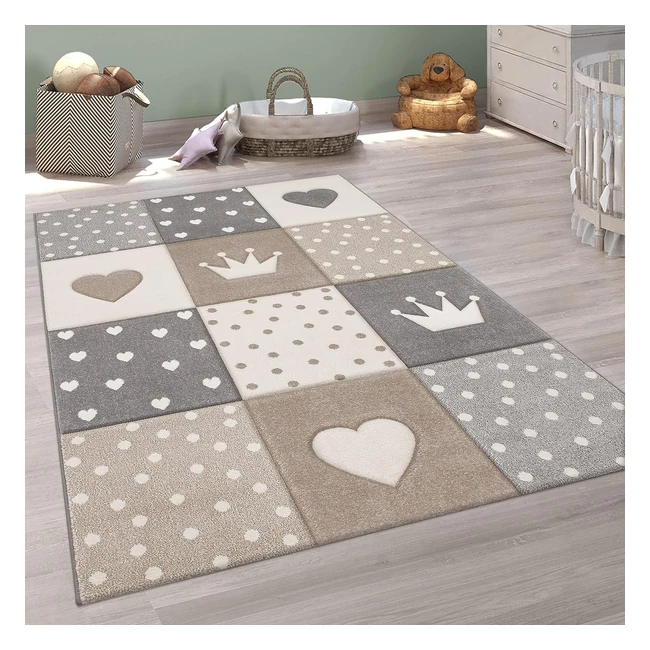 Paco Home Teppich Kinderzimmer Junge Mdchen Kinderteppich Spielteppich 3D Opti