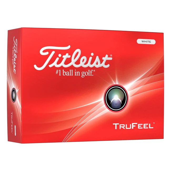 Titleist TruFeel Golf Ball White | Soft Feel, Low Ball Flight, Increased Greenside Spin