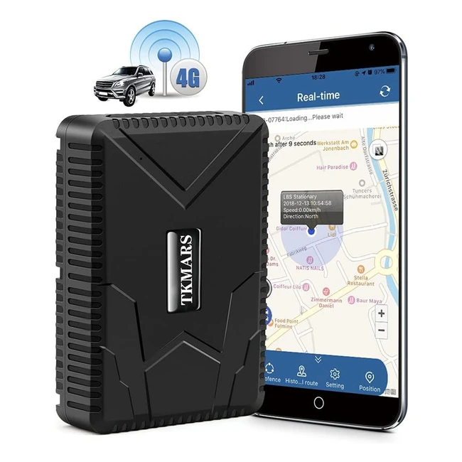 Tracker GPS Voiture 4G Aimant Antivol TK915 - Suivi en Temps Rel Longue Distan