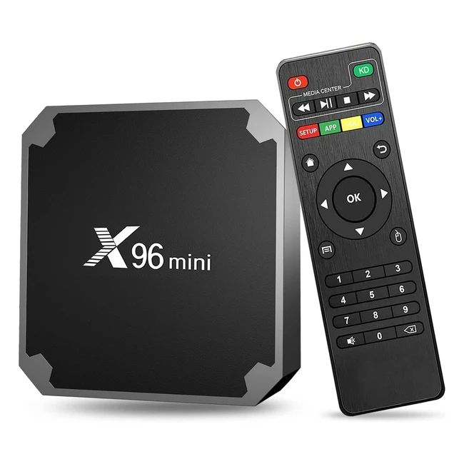 X96 Mini 2GB16GB Lecteur Multimédia Android 11 Bote TV 4K Amlogic S905W WiFi Noir
