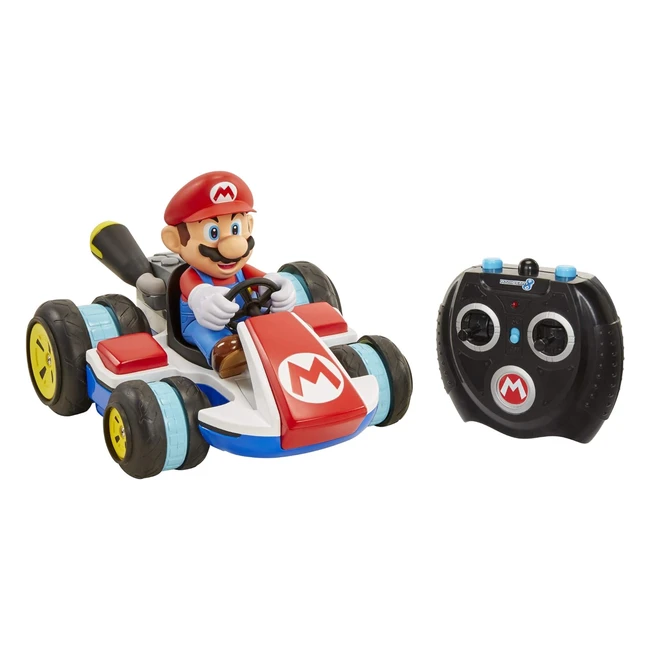 Nintendo Mario Kart 8 Mini Antigravity RC Racer 24GHz - 360 Spins, Drift, 100ft Range