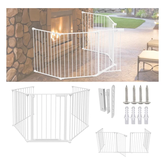 Barrire de scurit enfant Sonnewelt 310 cm - Blanc