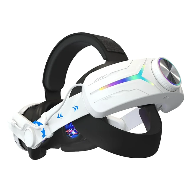 Arceli Quest 3 Head Strap with Battery 8000mAh  RGB Light  Elite Strap