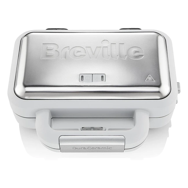 Breville Duraceramic Sandwichmaker VST070X - Tiefen Platten Variabler Temperatu