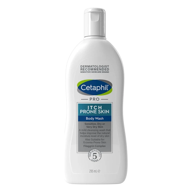 Cetaphil Pro Body Wash 295ml Niacinamide Shea Butter Itch Prone Eczema Vegan
