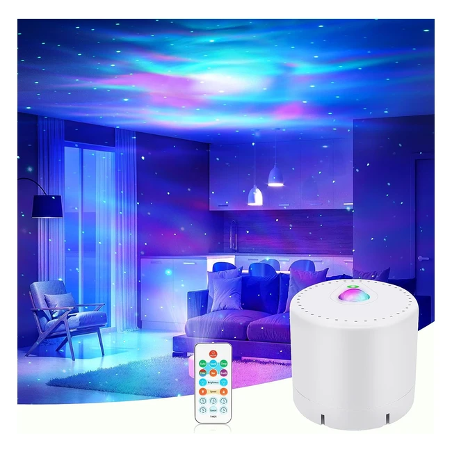LED Star Projector - Galaxy Projector with Remote Control | Adjustable Speed & Brightness | Night Light Projector | Aurora Lights Projector | Children & Adult Party Decoration