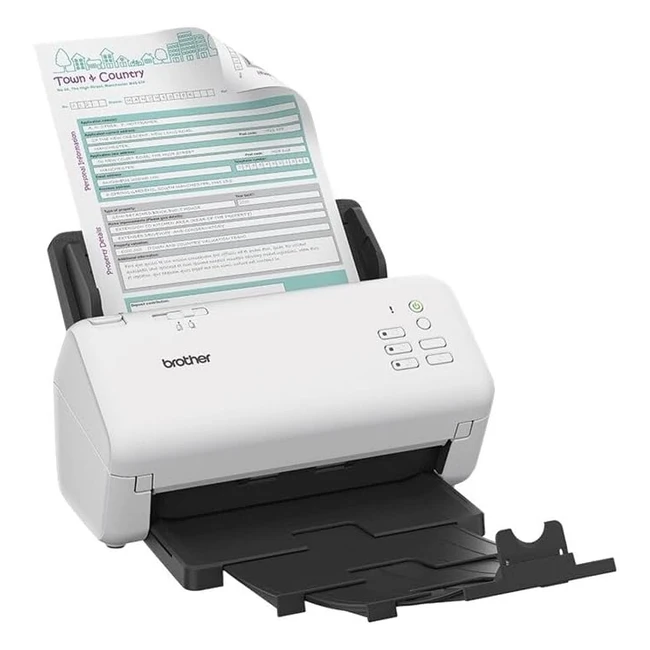 Escáner Profesional Brother ADS4300N - Escaneo Rápido Doble Cara