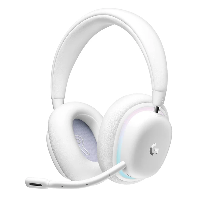 Auriculares Logitech G735 Gaming Inalámbricos Lightsync RGB Lightspeed Bluetooth 35mm Blanco