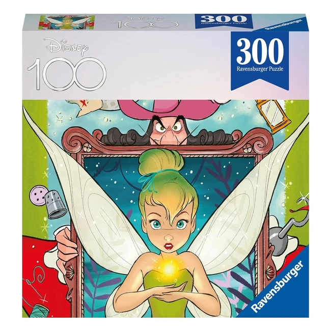 Ravensburger Disney 100th Anniversary Peter Pan Tinkerbell Puzzle 300 Pieces