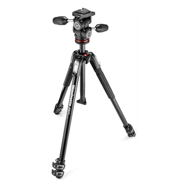Trépied Manfrotto MK190X33W1 Noir Rotule Appareil Photo - Stabilité et Précision