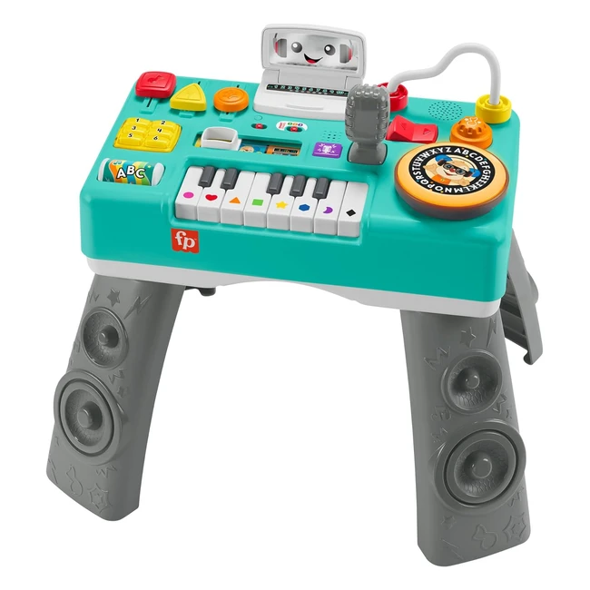 FisherPrice Consolle DJ Gioca e Impara Tavolino Musicale Luci Suoni Canzoncine UK HRB60