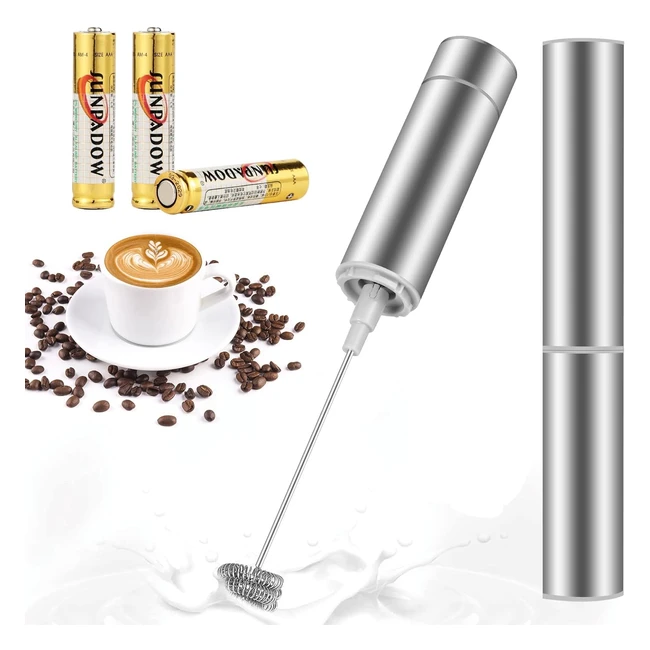 Mosuo Milk Frother Handheld Electric 19000rpm Mini Drink Mixer - Latte Cappuccin