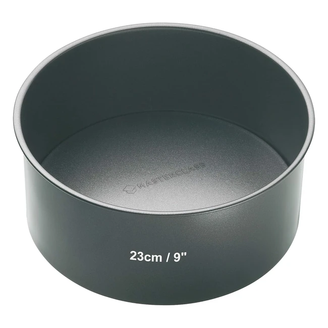 Masterclass KCMCHB36 23 cm Deep Cake Tin with PFOA Non Stick and Loose Bottom 1 