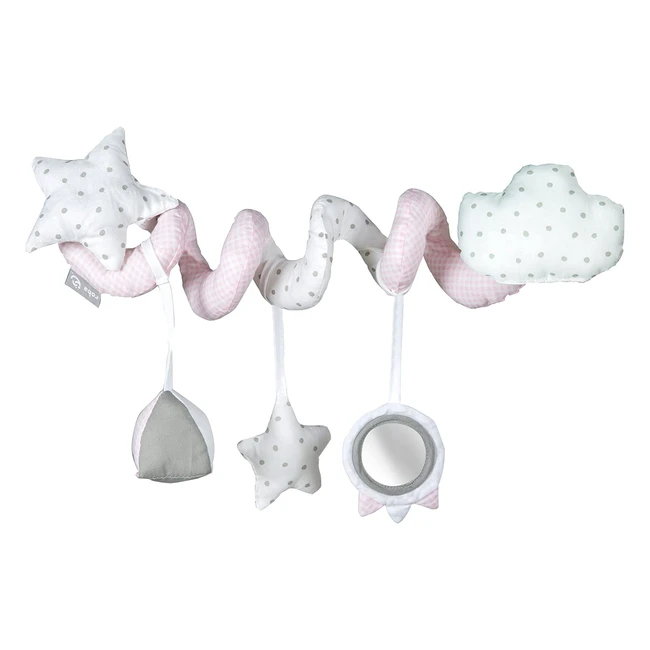 Roba Spirale d'Activité Kleine Wolke Rose - Jouets pour Bébé