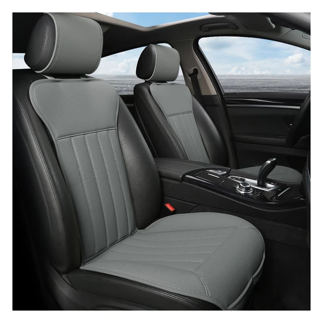 Fundas Asientos Coche Lujo Universal Antideslizante - Negro Panther