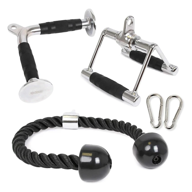 Accesorios para Barra Lateral Trceps Tirador de Cable - Power Guidance - Ref1