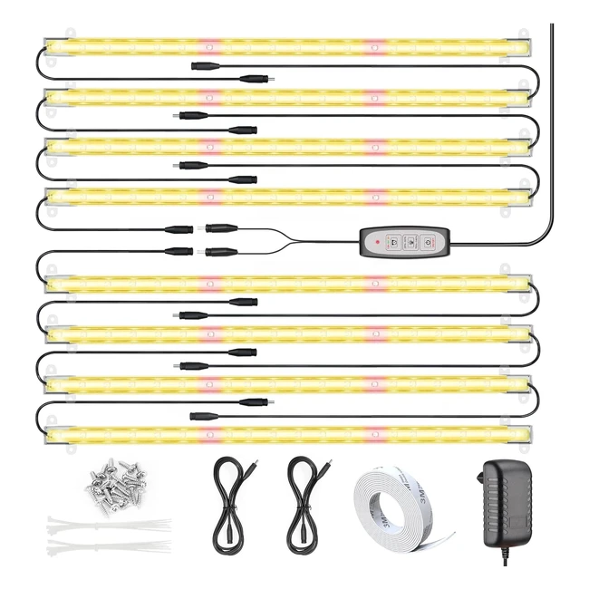 Lampe Horticole Relassy 1263H LED Dimmable 8 Barres Spectre Complet