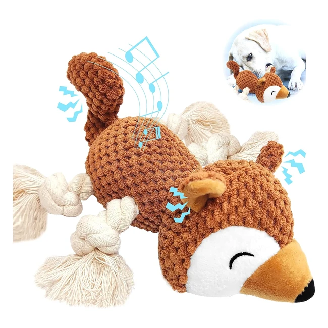 Giocattolo per cani Squeak interattivo resistente peluche SQINOR - Ref 1234