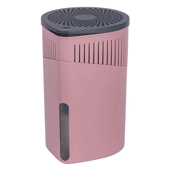 Deshumificador Wenko Drop 1000 g Rosa - Elimina Humedad - Protege contra Moho y Olores - 16 L