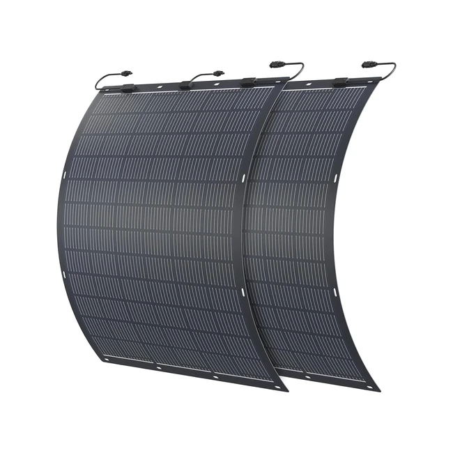 Zendure Balkonkraftwerk Flexible Solarpanel 2 x 210 W 420 W 41 V5 A Monokristallines Silikon Solarpanel für Solarflow Balkonkraftwerk mit Speicher IP67 12