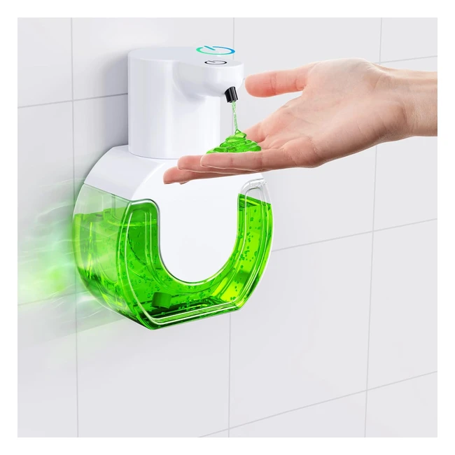 Distributeur Savon Automatique Fantictas 420ml USB IPX5 No Touch 4 Niveaux