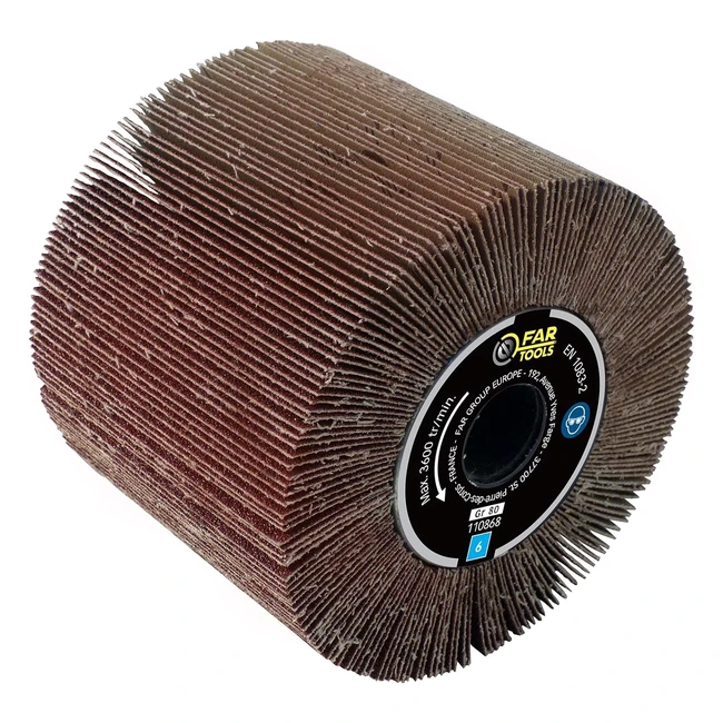 Brosse lamelles Fartools 110868 pour rénovateur - Ponçage intensif bois