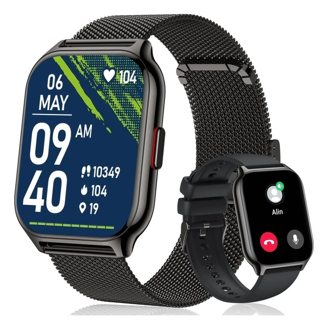 Zoskvee Smart Watch 201 Fitness Tracker IP68 Waterproof Smartwatch for Android i