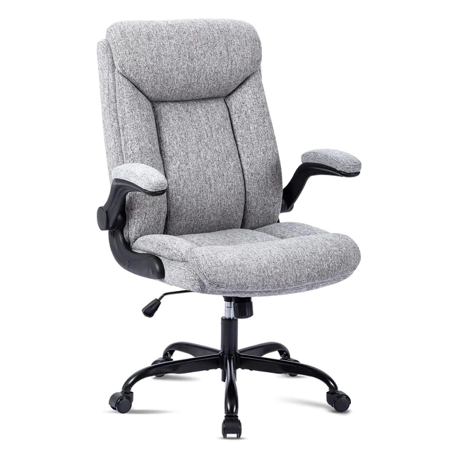mzlee Executive Office Chair Ergonomic Computer Desk Chair Swivel Work Chair wit