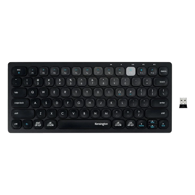 Kensington MiniTastiera Wireless Bluetooth/USB QWERTY IT Multi Device K75502IT