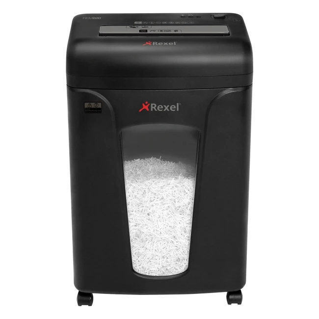 Rexel Mercury Aktenvernichter Micro Cut Schwarz P5 8 Blatt 2x15mm