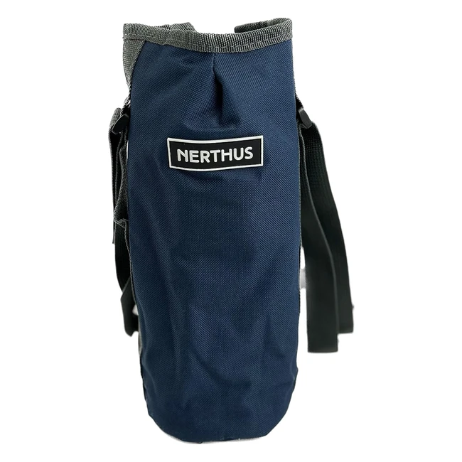 Sac isotherme Vin Bouquet FIE 190 en nylon bleu 10 x 29 cm - Thermique et pratiq