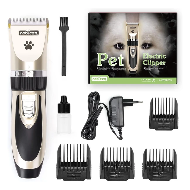 Nobleza Tosa Cani Kit Professionale Grooming Clipper Ricaricabile