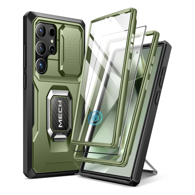 Samsung Galaxy S24 Ultra Case Tongate Military Grade Phone Case Green