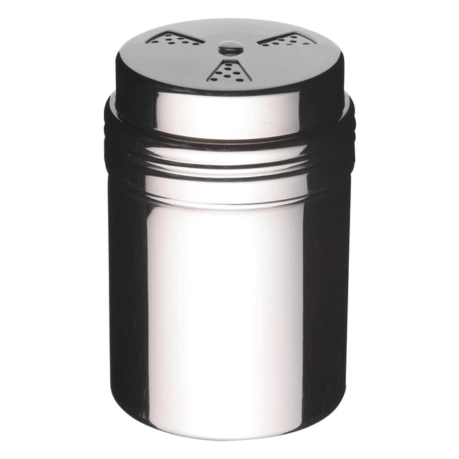 KitchenCraft KCMulti Adjustable Icing Sugar Shaker - Stainless Steel - 6x6x9cm -