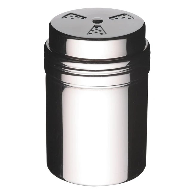 KitchenCraft KCMulti Adjustable Icing Sugar Shaker - Stainless Steel - 6x6x9cm - Multi-Purpose