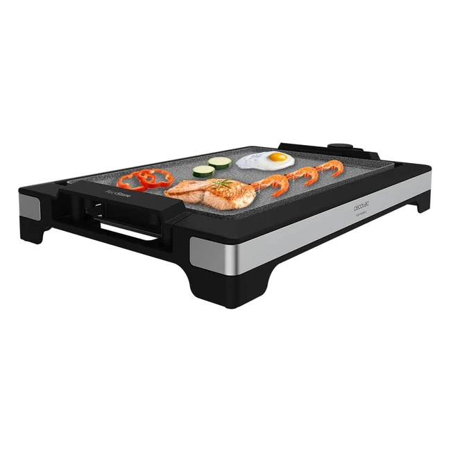 Cecotec TastyGrill 2000 InoxStone Elektrogrill 2000 W Design Struktur und Edelst