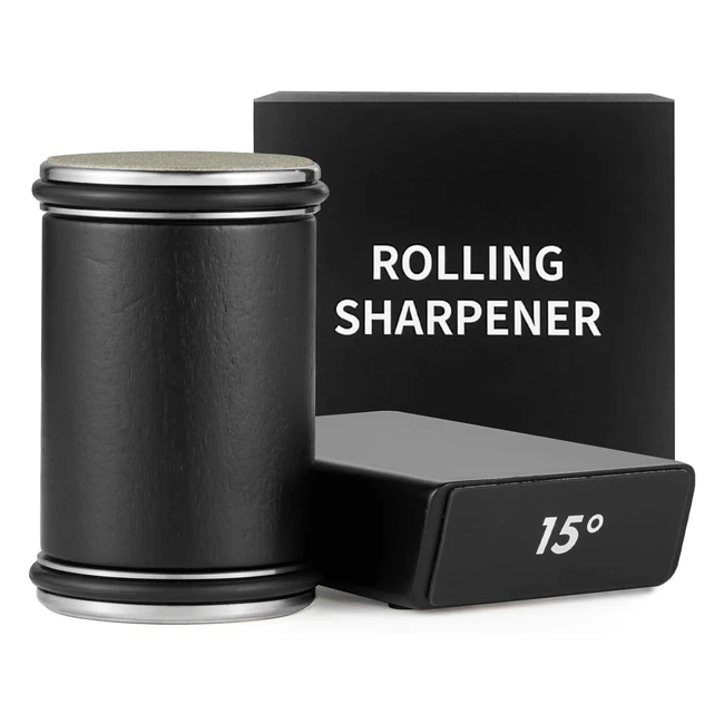 Professional Rolling Knife Sharpener  Easy Sharpening System  15  20 Degree A