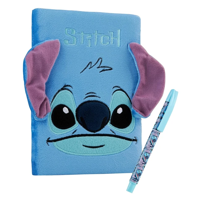 Taccuino Stitch Disney A5 Regalo Tema Lilo e Stitch Peluche con Penna