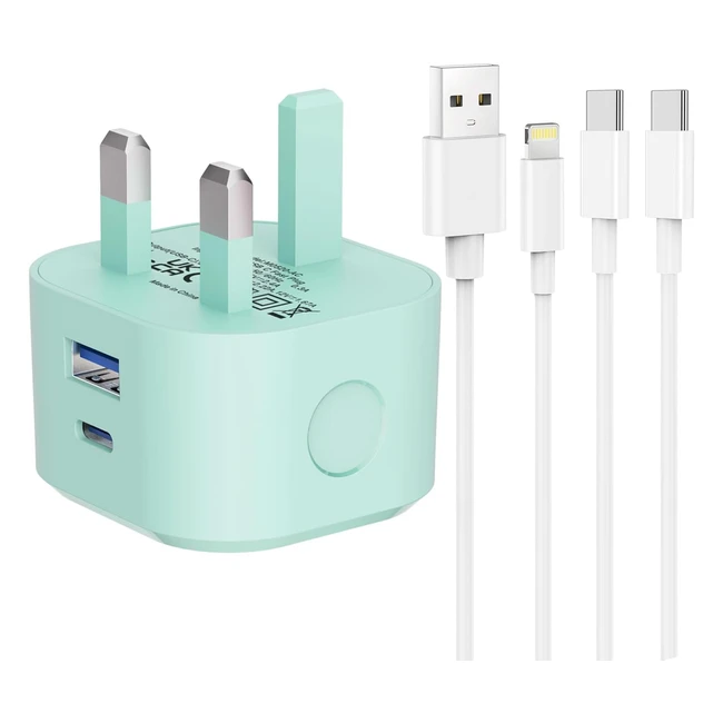 Zipendar Apple iPad Fast Charger Plug Cable USB Type C Fast Charging