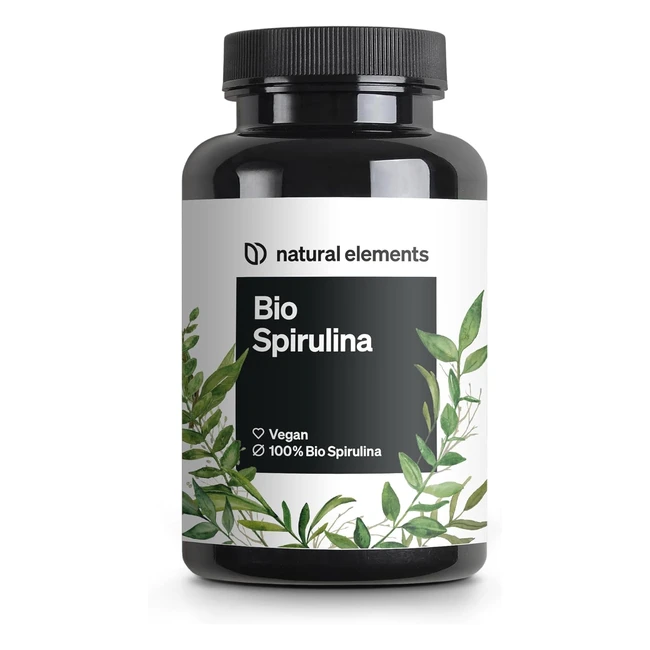 Bio Spirulina Tabletten 500 Stk - Vegan - Hochdosiert - Ohne Zusatzstoffe - Mad