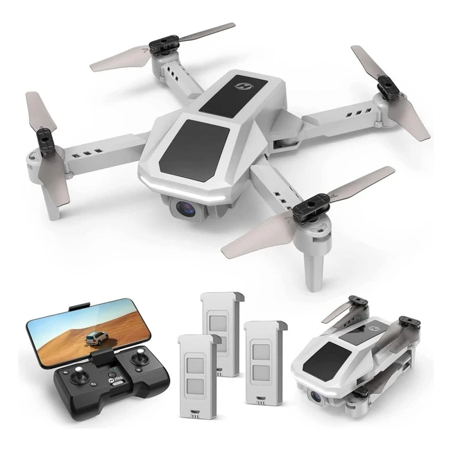 Holy Stone RC Drone 1080p Kamera fr Anfnger Mini Faltbarer Quadcopter FPV 3 