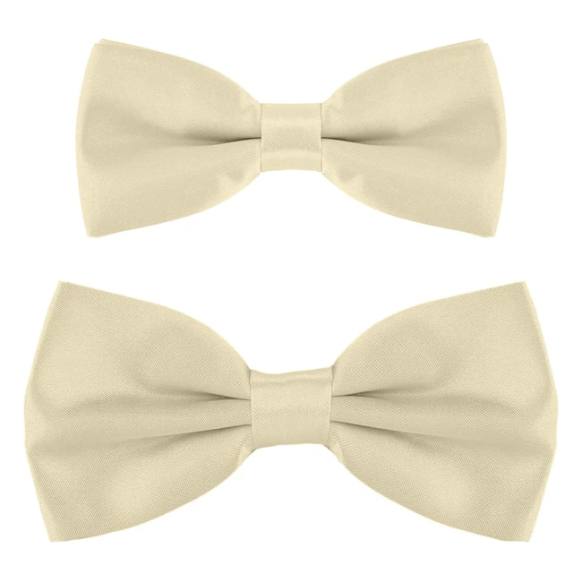 Ensemble Nœuds Papillon Pré-fils Look Partenaire Ajustable - Dondon