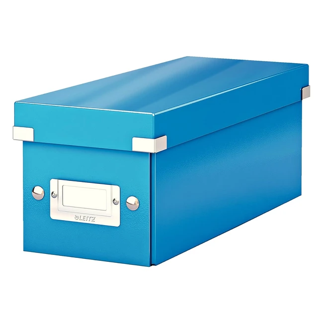 Leitz Storage Box Blue Click and Store 60410036 - Ideal for Photos and Accessori