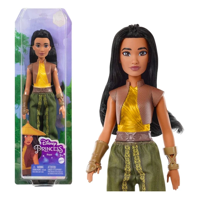 Disney Princess Dolls Raya Posable Fashion Doll HLX22 - Sparkling Clothing & Accessories