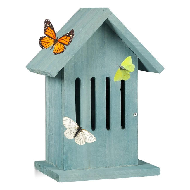 Casetta Pensile Farfalle Apollo Hotel Hxlxp 255x185x12 cm Turchese