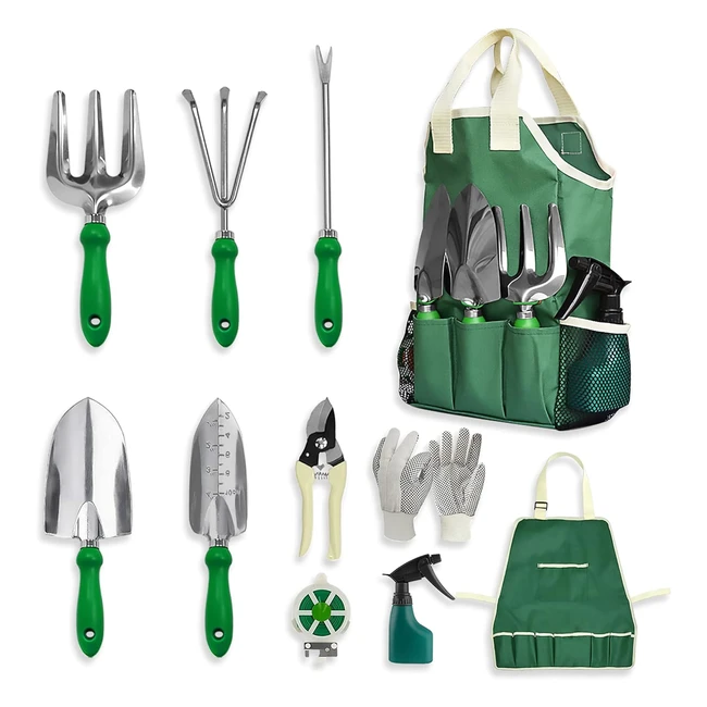 Kit de Herramientas de Jardinería GardenHome - 11 Piezas - Alta Calidad