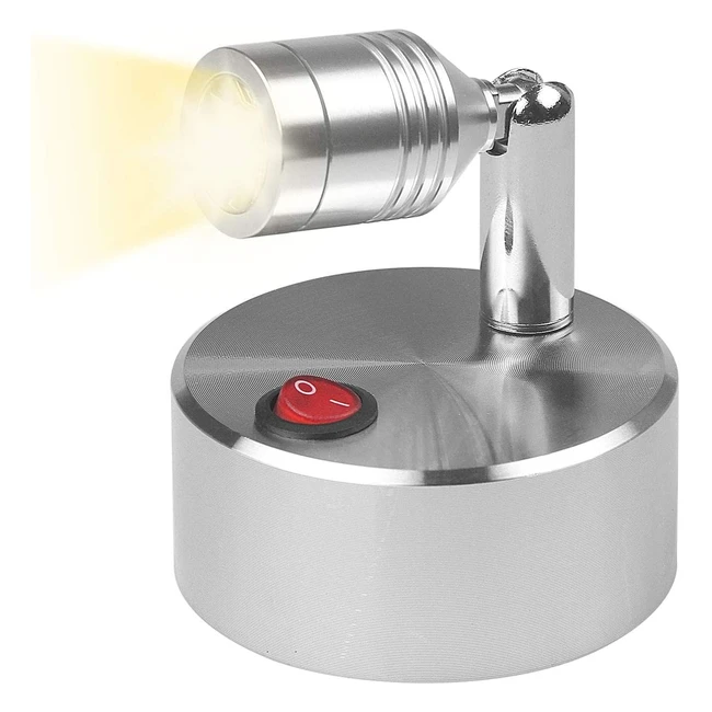 Wireless LED Spotlight | Super Bright | Rotatable Lights Head | Battery Powered