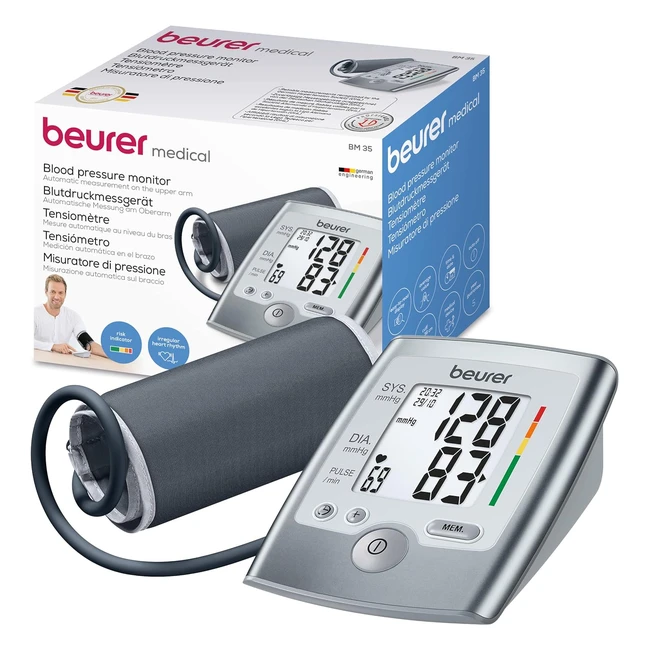 Beurer BM 35 Blutdruckmessgert - Automatische Messung Groes Display Durchs
