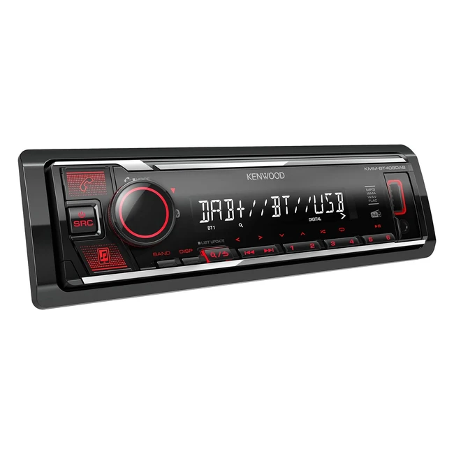 Kenwood Sintolettore Digitale Mechaless con Bluetooth e DAB Integrati KMMBT408DAB