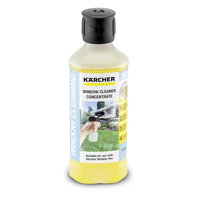 Karcher Streakfree Window Cleaner Concentrate - 10x Concentrated Formula
